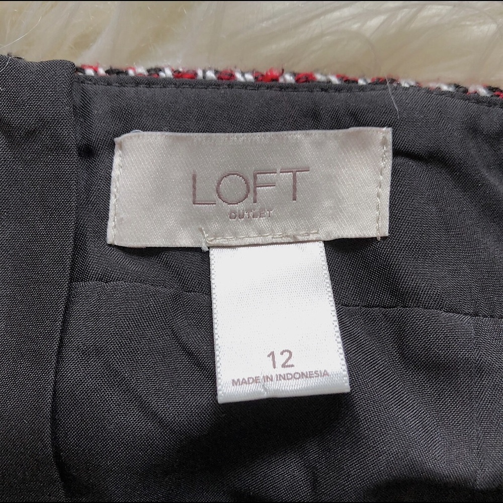 Loft, tweed pocket skirt - Picture 2 of 2